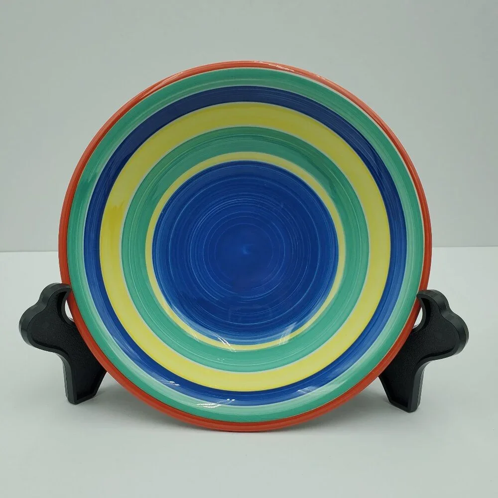 Pier 1 Striped Soup Cereal Serving Bowls Pier 1 Imports Summer Stripes Bowls